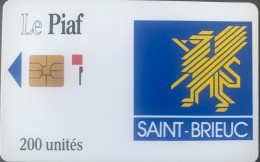 PIAF   -  SAINT-BRIEUC  -   200 Unités - Cartes De Stationnement, PIAF