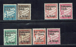 Océanie. T. Taxes N° 1/9 Sauf 3. Neufs X . Cote : 39.25 € - Timbres-taxe