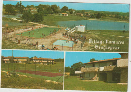 Dordogne : EYMET : Vue , Village  Vacances  Singleyrac , 1985 , Tennis - Eymet