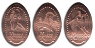 MUSEO DE CERA 2 MADRID - MONEDA ELONGADA - ELONGATED COIN - PRESSED COIN - Souvenir-Medaille (elongated Coins)