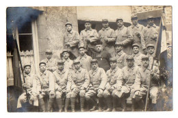 CPA 3372 - MILITARIA - Carte Photo Militaire - Abri Du Soldat - Abbé HAVARD - Photo ATHENY, Photographe à SAINT - MALO - Personnages