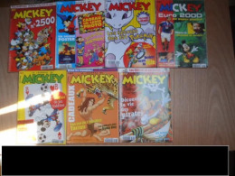 Le Journal De Mickey  LOT DE 7 BD  N° 2500// 2501 //2502// 2503 //2504// 2508// 2509 LOT N°1 - Paquete De Libros