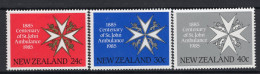 New Zealand 1985 Centenary Of St John Ambulance In New Zealand Set HM (SG 1357-1359) - Ungebraucht