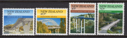 New Zealand 1985 Bridges Set HM (SG 1366-1369) - Ungebraucht