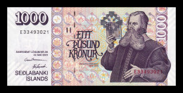 Islandia Iceland 1000 Kronur L. 2001 Pick 59a(3) Sc Unc - Island