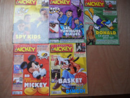 Le Journal De Mickey LOT DE 5 BD DU N° 2709 2707 2706  2705 2704 LOT N°5 - Lots De Plusieurs BD