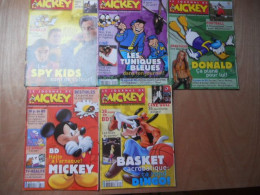Le Journal De Mickey LOT DE 5 BD DU N° 2709 2707 2706  2705 2704 LOT N°5 - Lotti E Stock Libri