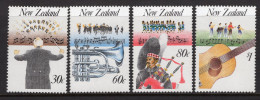 New Zealand 1986 Music In New Zealand Set HM (SG 1407-1410) - Unused Stamps