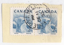 17922) Canada White Rock Hilltop BC Closed Post Office Postmark Cancel - Used Stamps