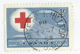 17925) Canada White Rock Hilltop BC Closed Post Office Postmark Cancel - Gebruikt