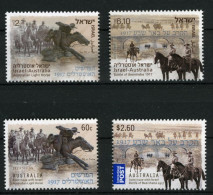 Australia-Israel Joint Issue 2013 - Battle Of Beersheba, 2 Complete Stamp Sets. Israel Stamps Without Tabs - Nuevos (sin Tab)