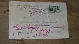 Carte Lettre En Express Pour La France 1960  ............PHI......... ENV-ET68 - Covers & Documents