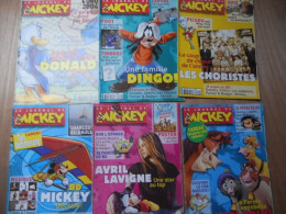 Le Journal De Mickey  LOT DE  6 BD DU N° 2712// 2713/ 2714/ 2717 2718/ 2719 LOT N°6 - Loten Van Stripverhalen