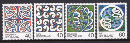 New Zealand 1988 Maori Rafter Paintings Set HM (SG 1451-1454) - Neufs