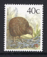 New Zealand 1988-95 Native Birds - 40c Brown Kiwi MNH (SG 1463) - Ongebruikt