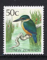 New Zealand 1988-95 Native Birds - 50c Kingfisher MNH (SG 1464) - Ongebruikt