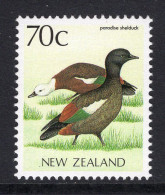 New Zealand 1988-95 Native Birds - 70c Paradise Shelduck MNH (SG 1466) - Nuovi