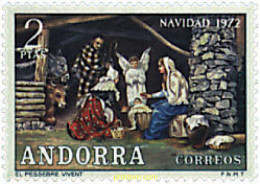 46137 MNH ANDORRA. Admón Española 1972 NAVIDAD - Ungebraucht