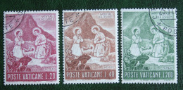 Natale Weihnachten Xmas Noel Kerst 1965 Mi 487-489 Yv 438-440 Used Gebruikt Oblitere VATICANO VATICAN - Used Stamps