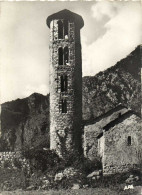CPSM  Grand Format VALLS D'ANDORRA  Torre Romanica De SANTA COLOMA  RV Beau Timbre 12 F Andorra - Artisti