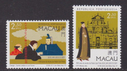 MACAU 1997 - The 400th Anniversary Of The Death Of Father Luis Frois 863/64 ** - Unused Stamps