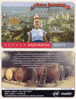 Hungary - P-2001-13 Eger 10000ex - Grape And Wine I. Serie Dbz25 - Ungarn