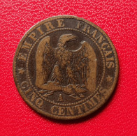 France 5 Centimes 1856 A Napoléon III - Gad 152 - 5 Centimes