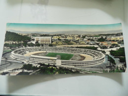 Cartolina  Viaggiata Panoramica "ROMA Stadio Olimpico" 1961 - Stadia & Sportstructuren