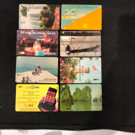 Full Collection Of Viet Nam Vietnam Used Magnetic Phonecards / Phonecard  / 20 Photos Including Backsides - Vietnam