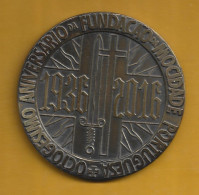 Mocidade Portuguesa. Portuguese Youth. Bronze Medal For 80th Years Of Portuguese Youth Foundation 1936/201. Portugiesisc - Profesionales / De Sociedad