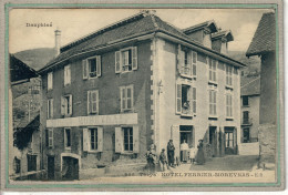 CPA (38) THEYS - Aspect De L'Hôtel Ferrier-Moreynas En 1917 - Theys