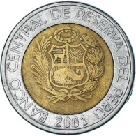 Monnaie, Pérou, 5 Nuevos Soles, 2001 - Pérou