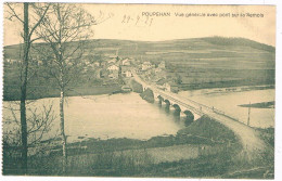 B-9519  POUPEHAN : Vue Generale Avec Pont Sur La Semois - Bouillon