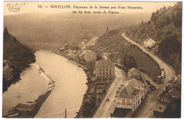 B-9522  BOUILLON : Panorama De La Semois Pris D'une Meurtriere - Bouillon