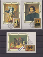 1985  Art. Painting  Spanish Paintings In Hermitage     5 MC Maximum Card  USSR - Tarjetas Máxima