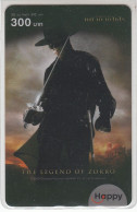 THE LEGEND OF ZORRO - Tailandia Prepaid Card - Cinema