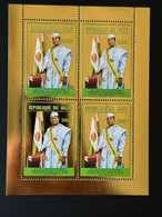 Niger 1998 Mi. 1505 M/S Kleinbogen S.E. Le Général De Brigade Ibrahim Maïnassara Baré Président République Or Doré Gold - Niger (1960-...)