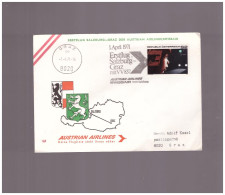 AUA - 1 4 1971    FFC  GRAZ - SALISBURGO - First Flight Covers