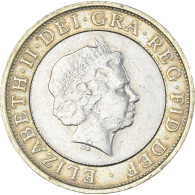 Grande-Bretagne, 2 Pounds, 2001, Bimétallique, TTB - 2 Pond