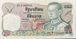 Thailand 20 Bath, P-88 (1981) - Extremely Fine  - Signature 53 - Thailand