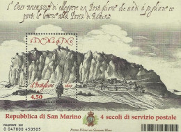 San Marino - 2007 - 4 Centuries Of Postal Services - Philatelic Exhibition Il Postiglione 1607 - Mint Souvenir Sheet - Ungebraucht