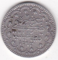 Turquie . 5 Kurush AH 1293 – 1876 Année 32, Abdülhamid II, En Argent , KM# 737  - Turkije