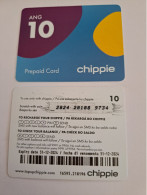 CURACAO PREPAID / CHIPPIE PREPAID CARD  ANG 10,- ,- DATE -31-12-2024 / USED CARD     **13609 ** - Antilles (Neérlandaises)