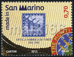 San Marino - 2013 - Made In San Marino - La Serenissima Cakes - Mint Stamp - Nuevos