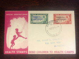 NEW ZEALAND FDC 1948 YEAR CHILDREN HEALTH MEDICINE - FDC