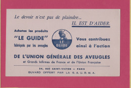 BUVARD & Blotting Paper : Achetez Les Produits LE GUIDE  Fabriqué Par Les Aveugles - Stationeries (flat Articles)