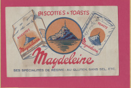 BUVARD & Blotting Paper : Biscottes MAGDELEINE  Granville  - Biscottes