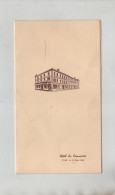 Hôtel Du Commerce Tain 1966 Menu - Menu