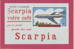 BUVARD & Blotting Paper : SCARPIA  Votre Café De  Havilland Bretagne  - Caffè & Tè