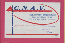 BUVARD & Blotting Paper :  CNAV Caisse Nationale D'Assurances - Banque & Assurance